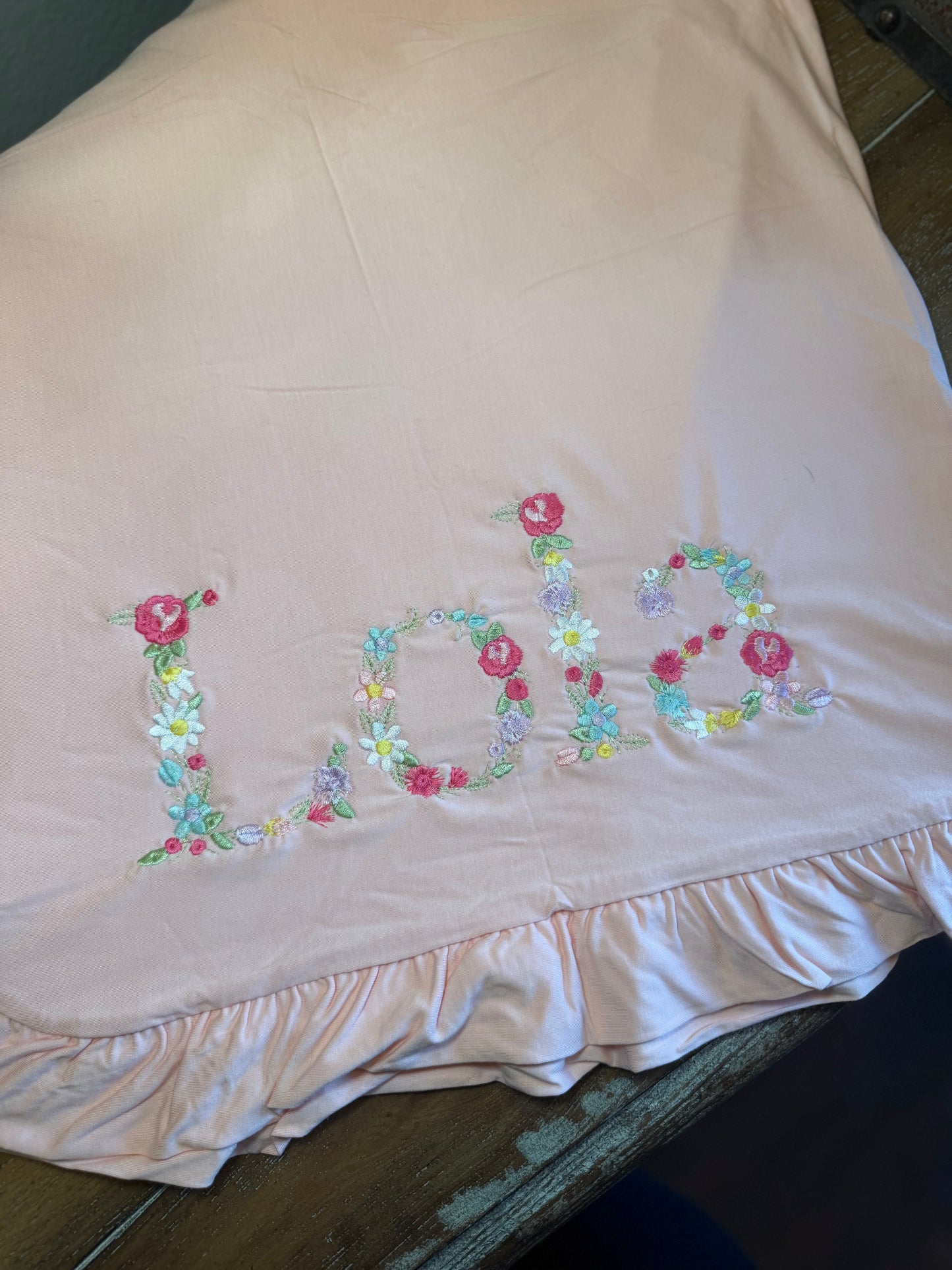 Sweet Bamboo Ruffle Edge Blanket
